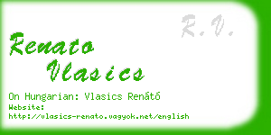 renato vlasics business card